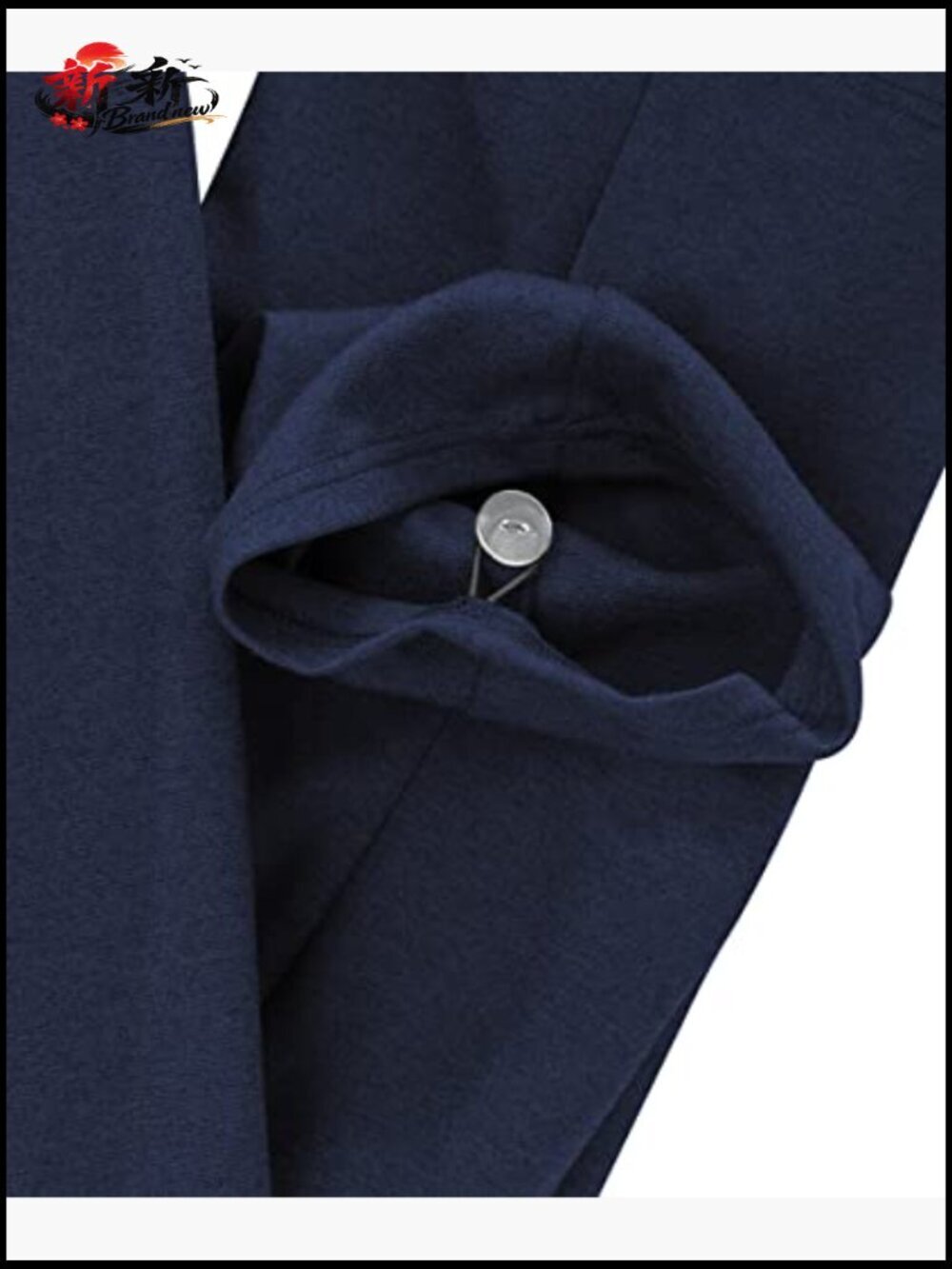 Adaptive Jumpsuit for Seniors with Back-Zip Anti-Strip Design - Picture 5 of 7